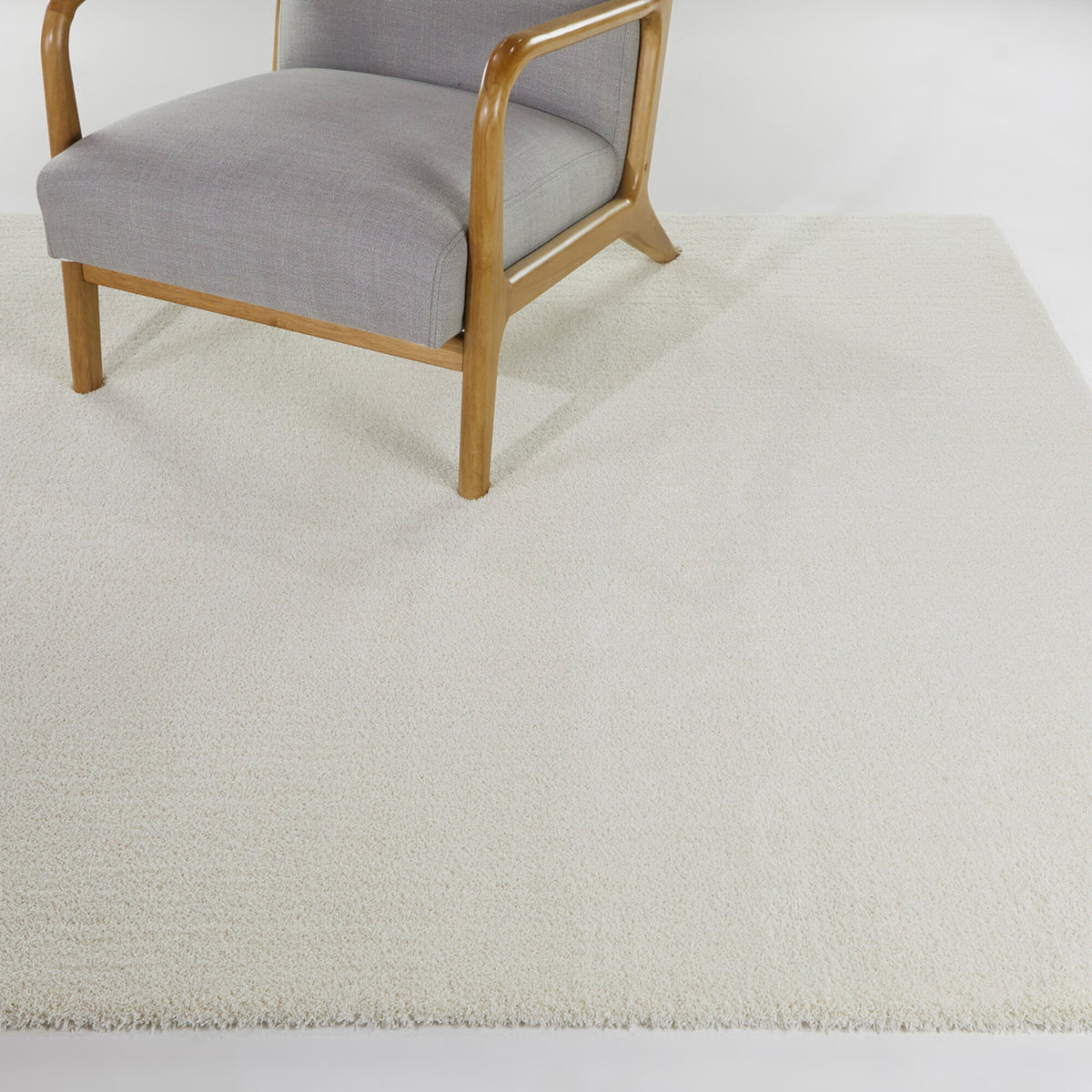 Alaina Solid Color Shag Area Rug