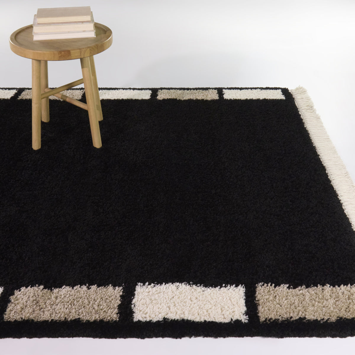 Rohan Geometric Border Area Rug