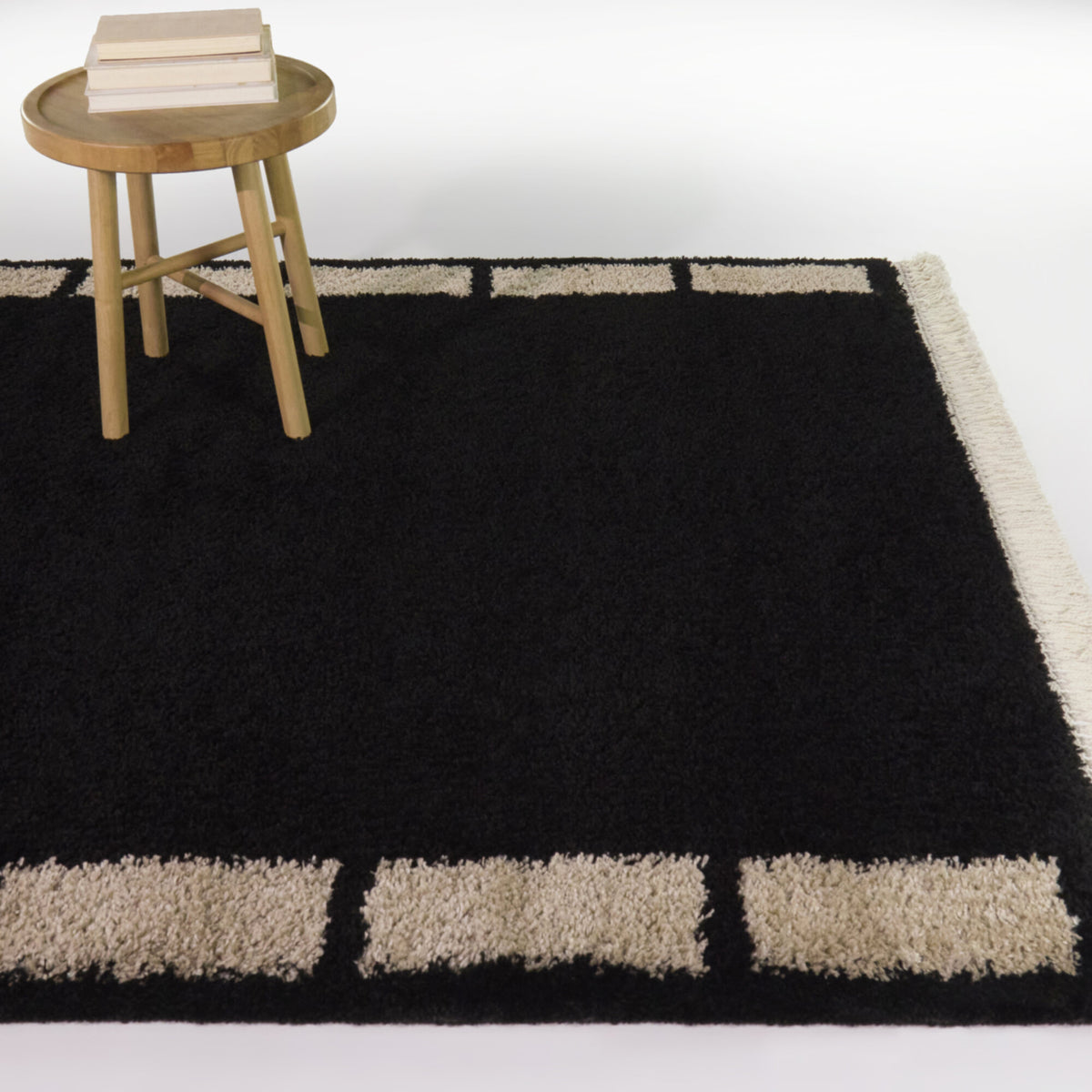 Rohan Geometric Border Area Rug