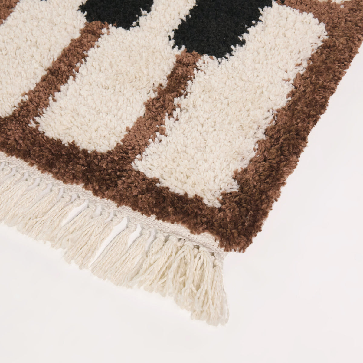 Adelia Geometric Grid Area Rug