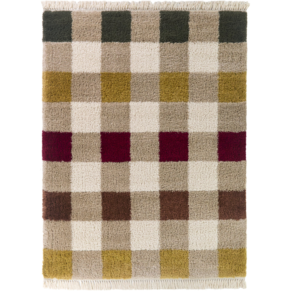 Bonnie Modern Plaid Area Rug