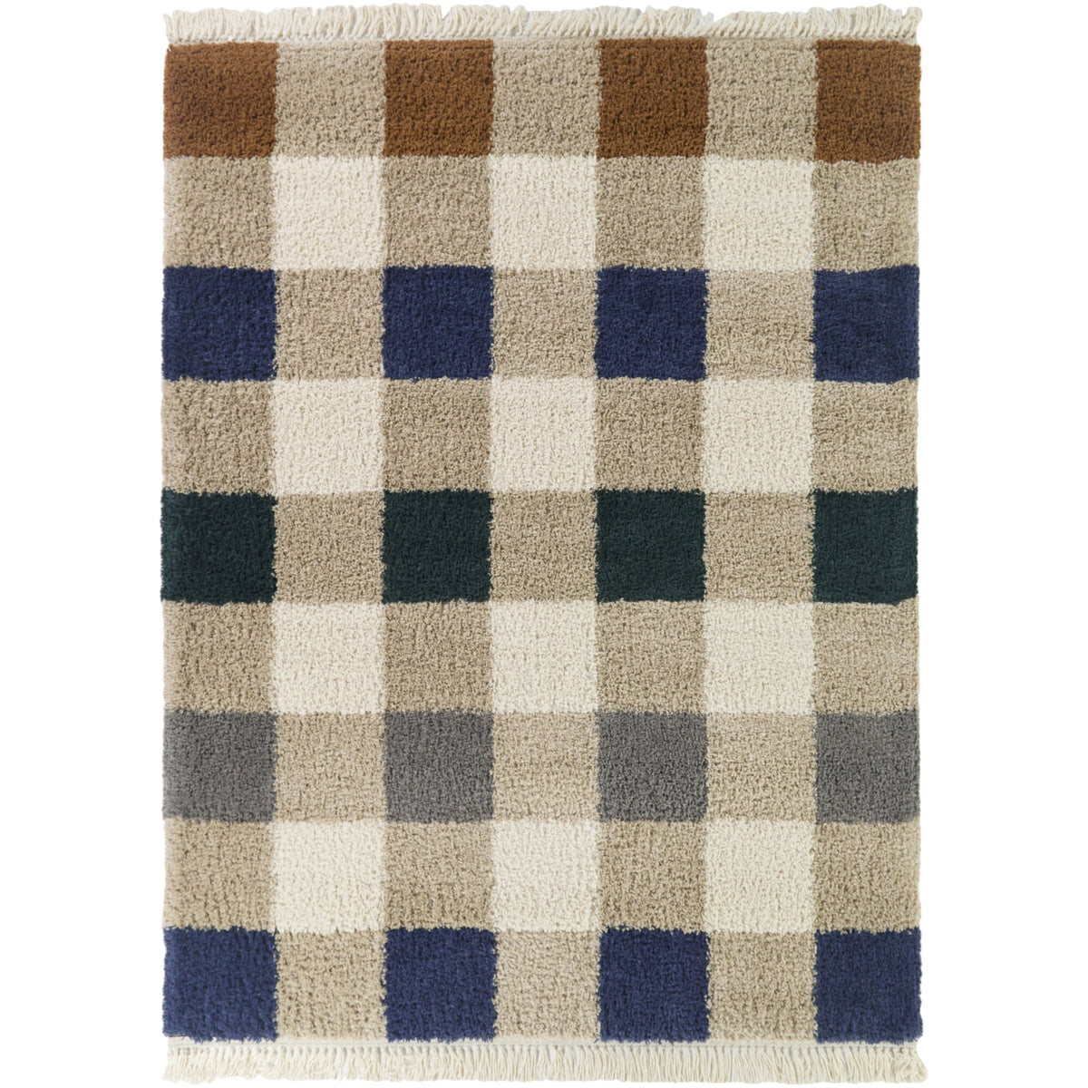 Bonnie Modern Plaid Area Rug