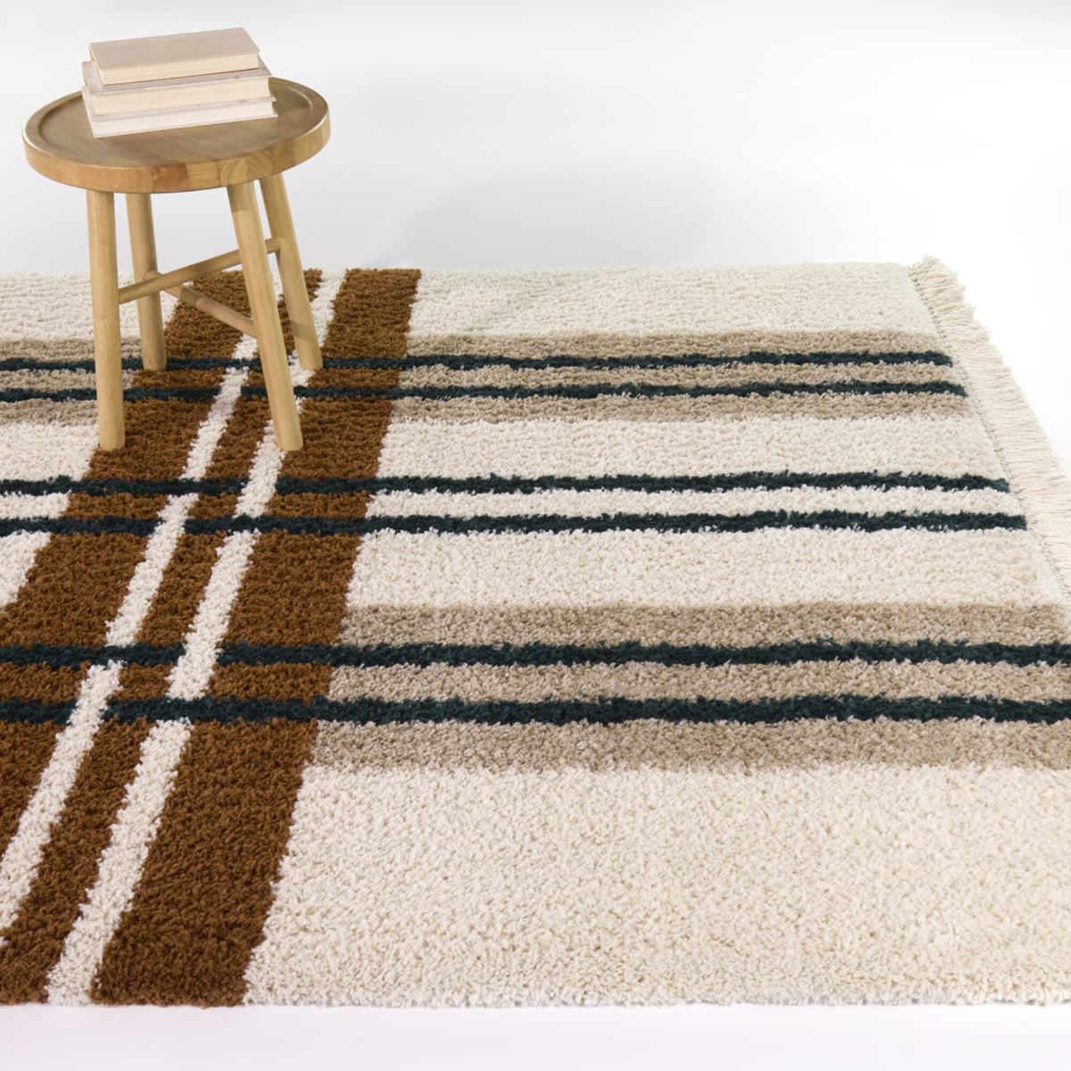 Barnwell Geometric Stripe Area Rug