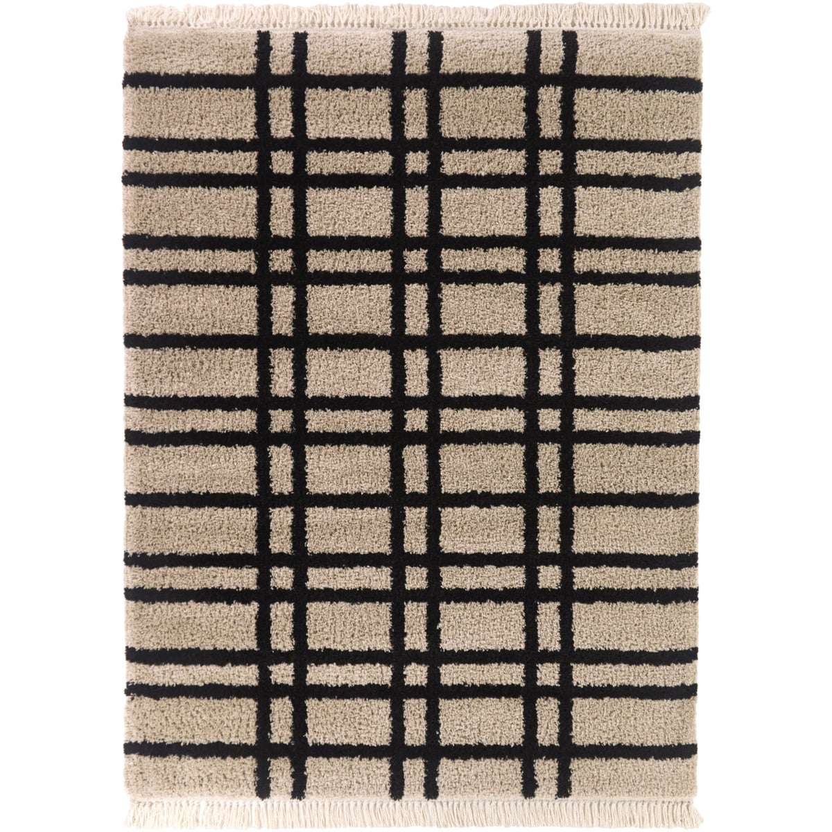 Don Geometric Stripe Area Rug