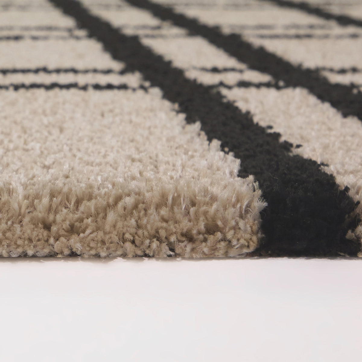 Don Geometric Stripe Area Rug