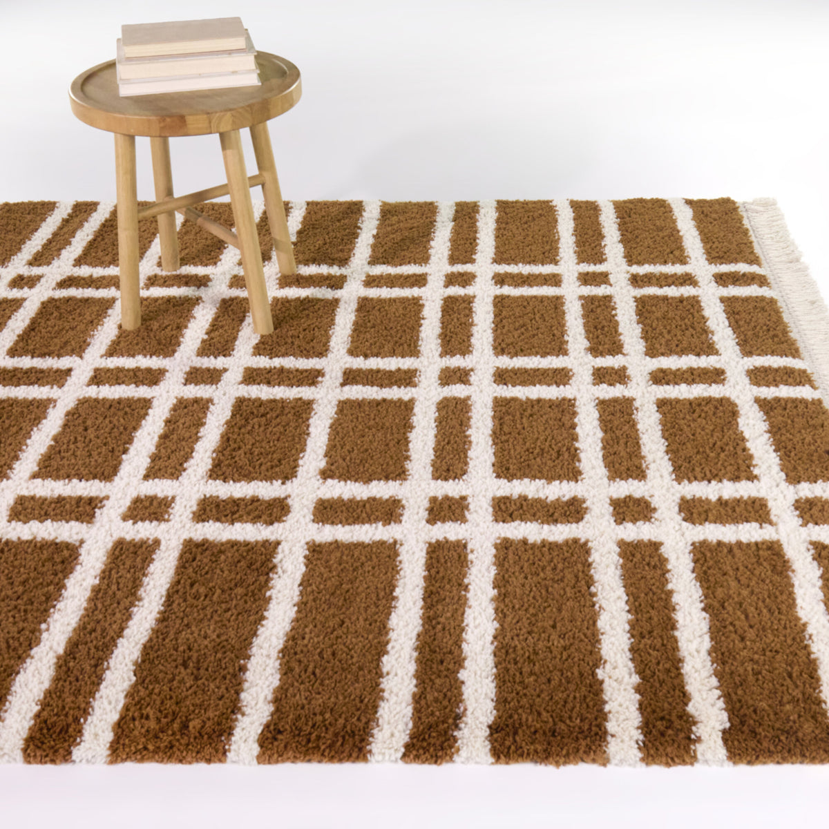 Don Geometric Stripe Area Rug