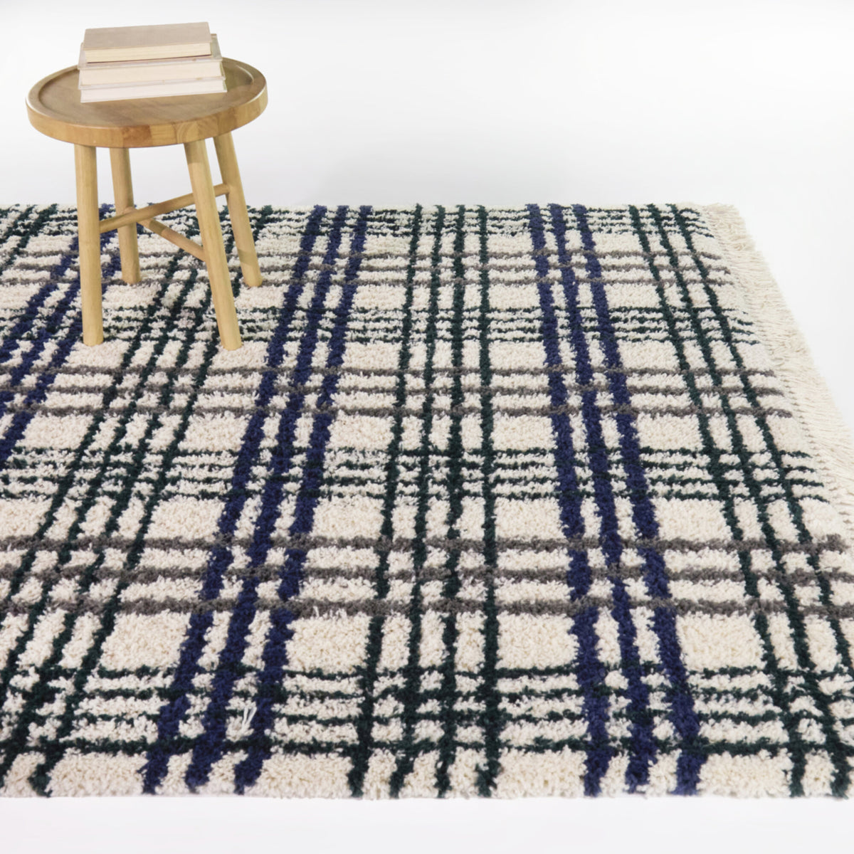 Andrew Modern Plaid Area Rug
