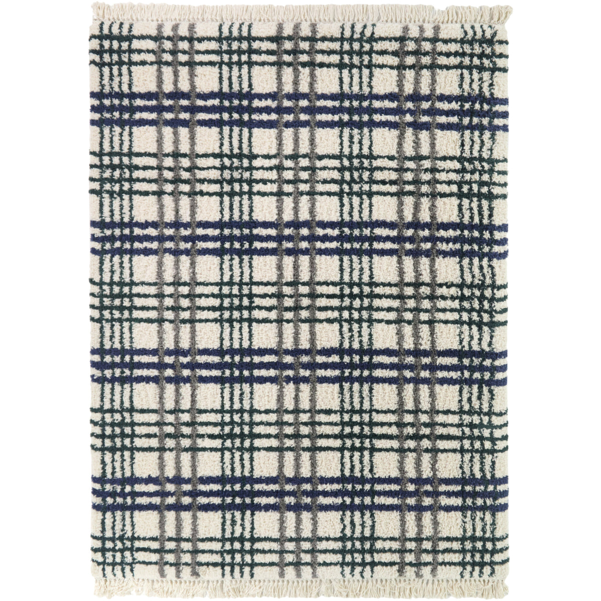 Andrew Modern Plaid Area Rug