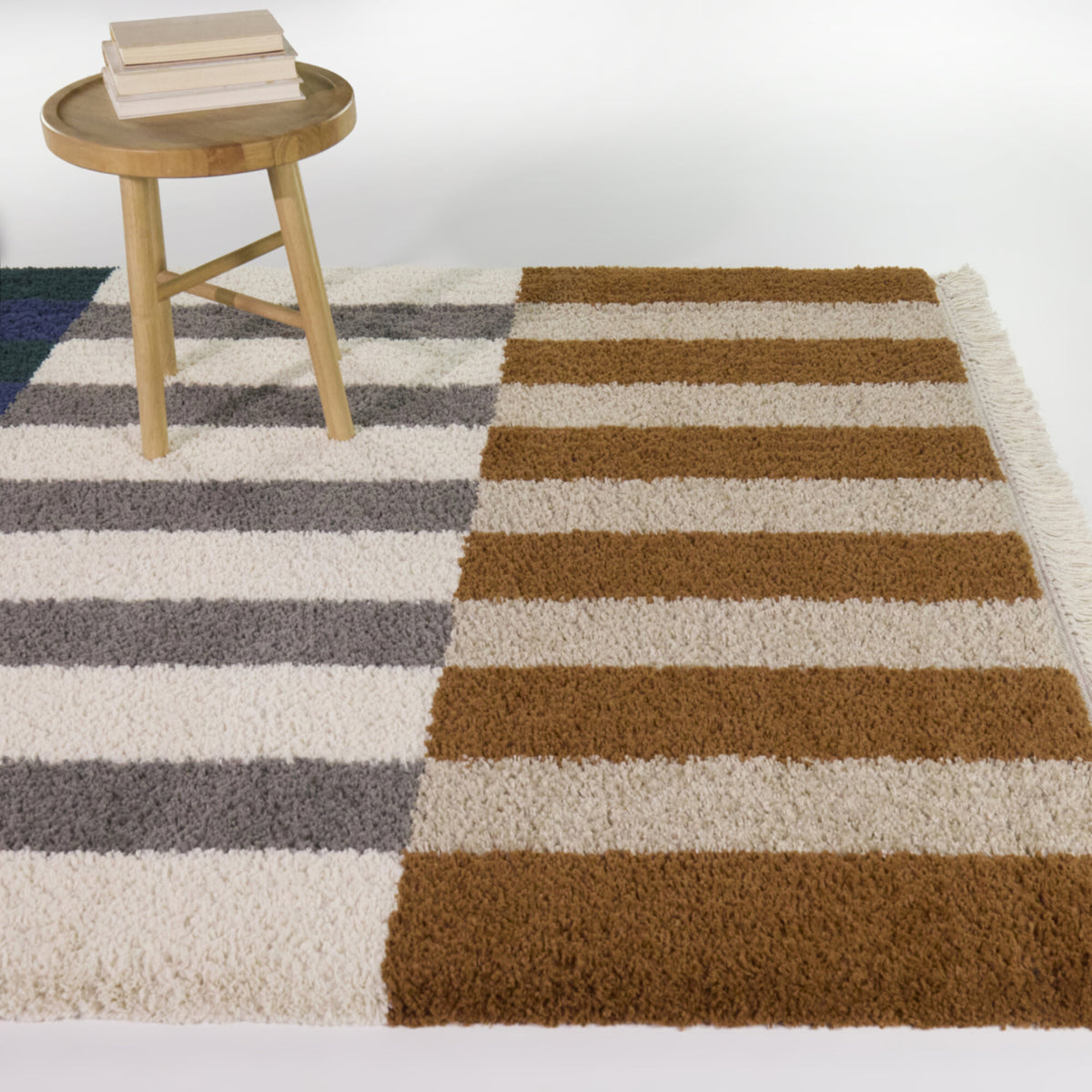 Antonetta Geometric Stripe Area Rug