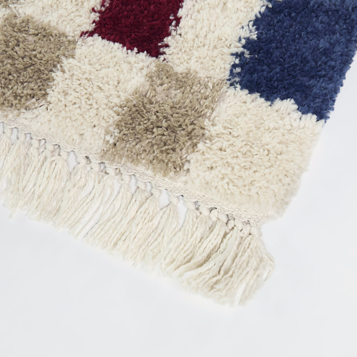 Barnabe Checkered Colorblock Area Rug