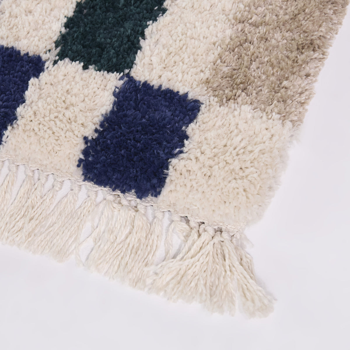 Barnabe Checkered Colorblock Area Rug