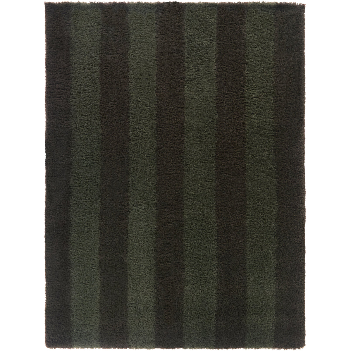 Modern Stripe Shag Area Rug