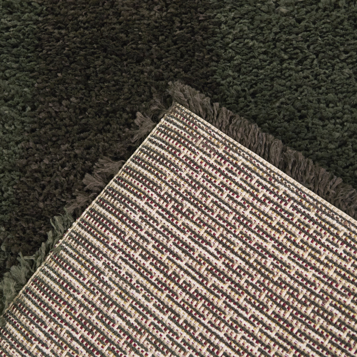 Modern Stripe Shag Area Rug