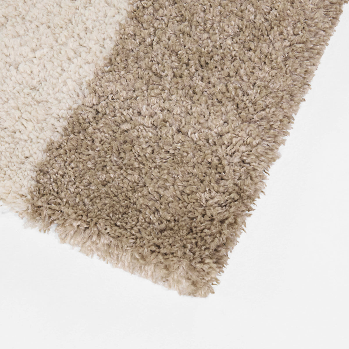 Modern Stripe Shag Area Rug