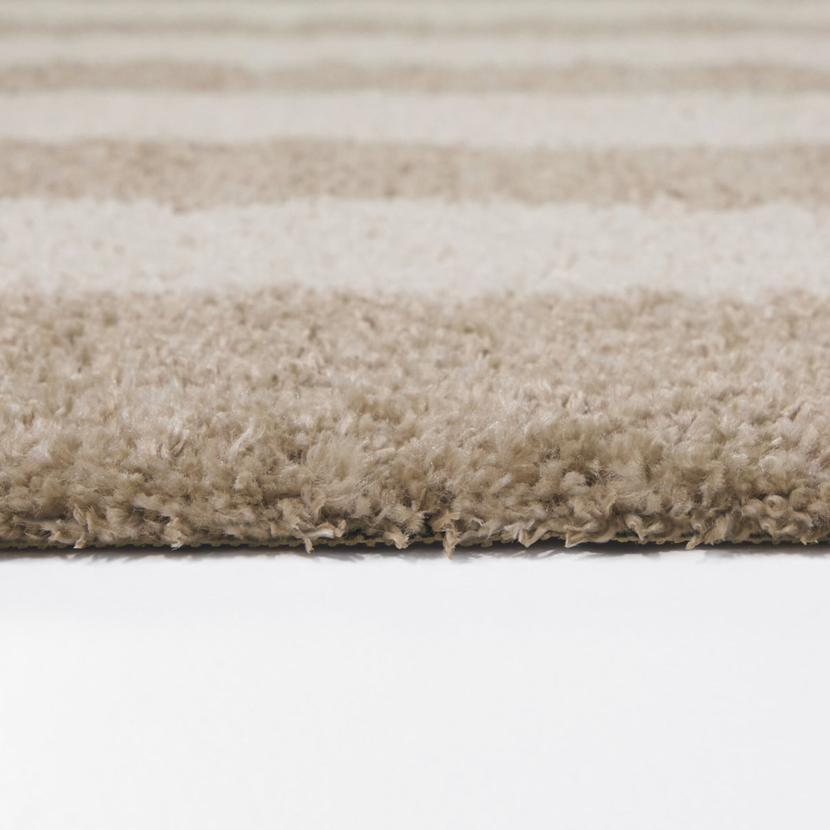 Modern Stripe Shag Area Rug