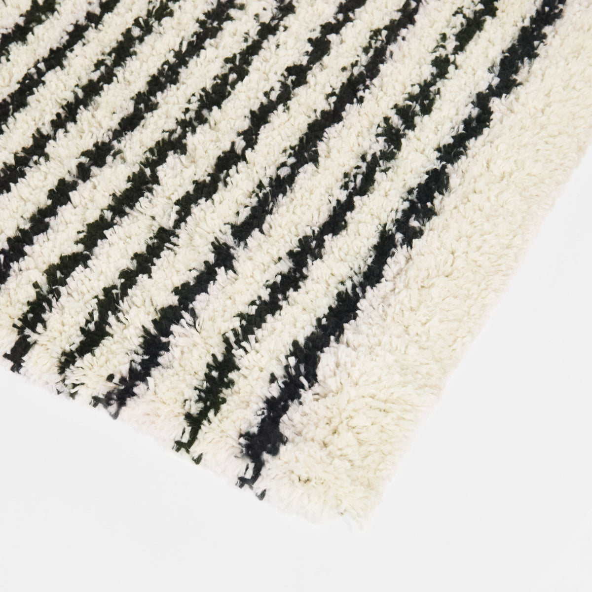 Modern Stripe Shag Area Rug