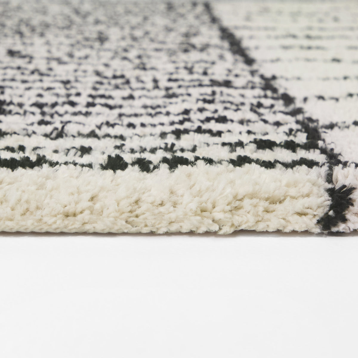 Modern Stripe Shag Area Rug