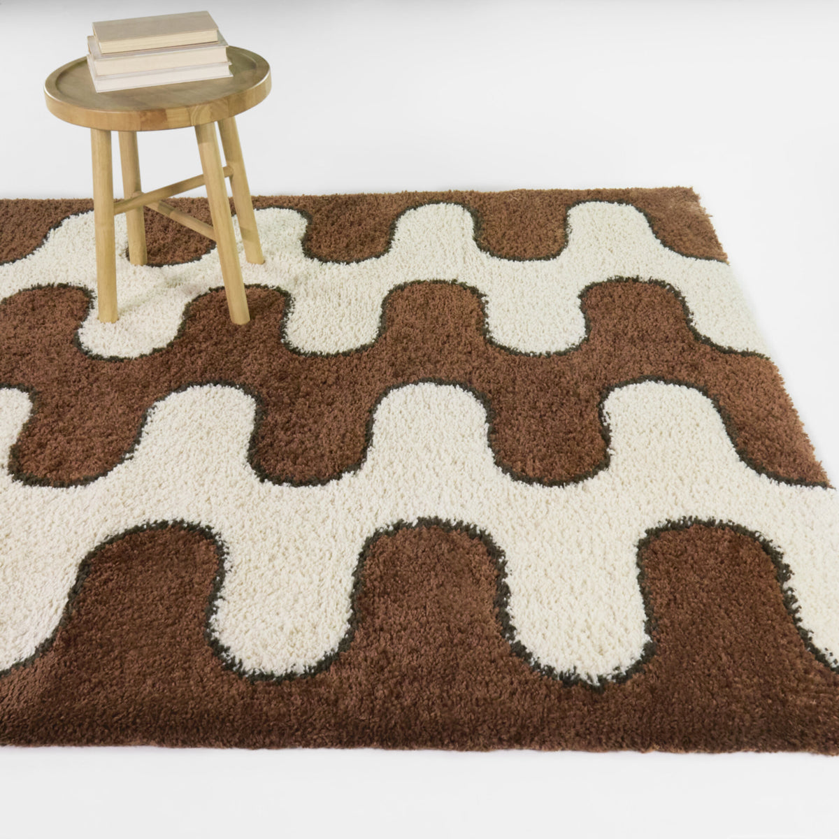 Squiggle Shag Area Rug
