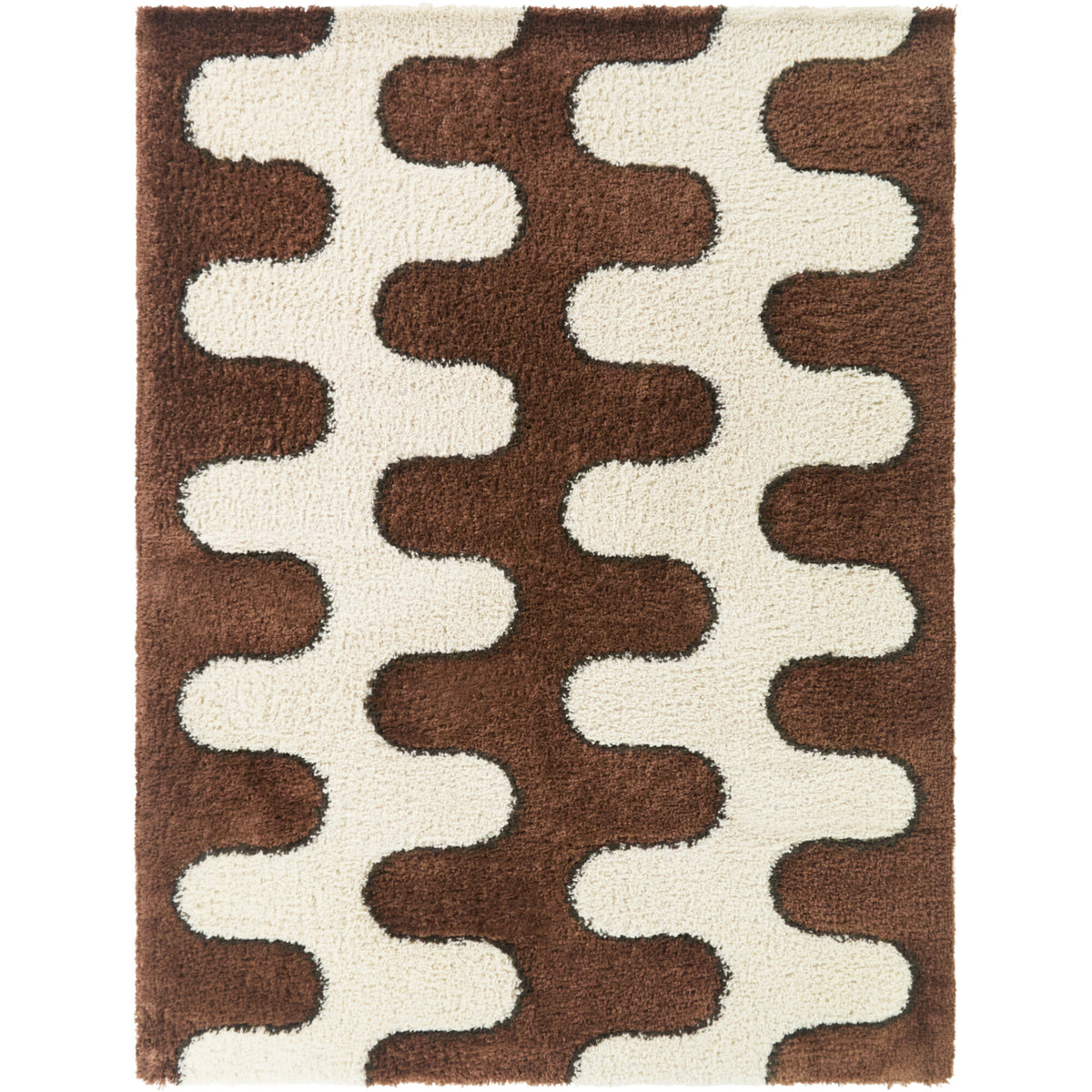 Squiggle Shag Area Rug