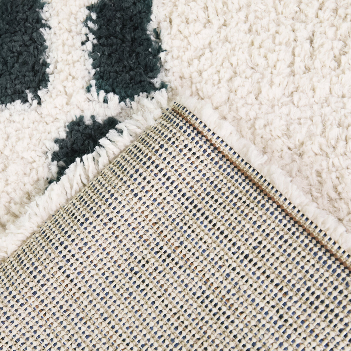 Geometric Shag Area Rug