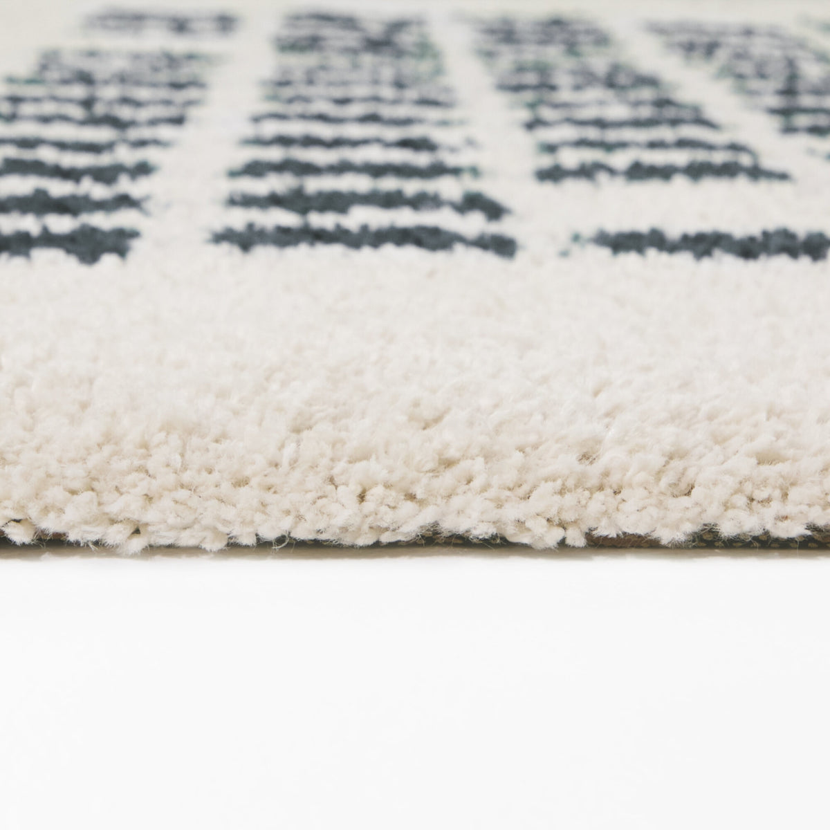 Geometric Shag Area Rug