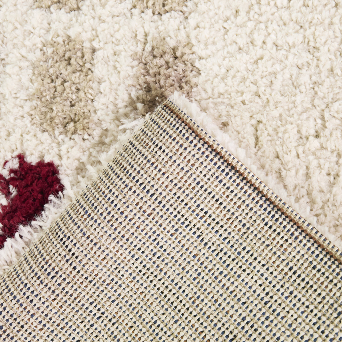 Geometric Shag Area Rug