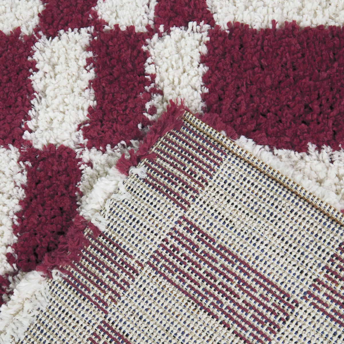 Barker Checkered Scandinavian Area Rug