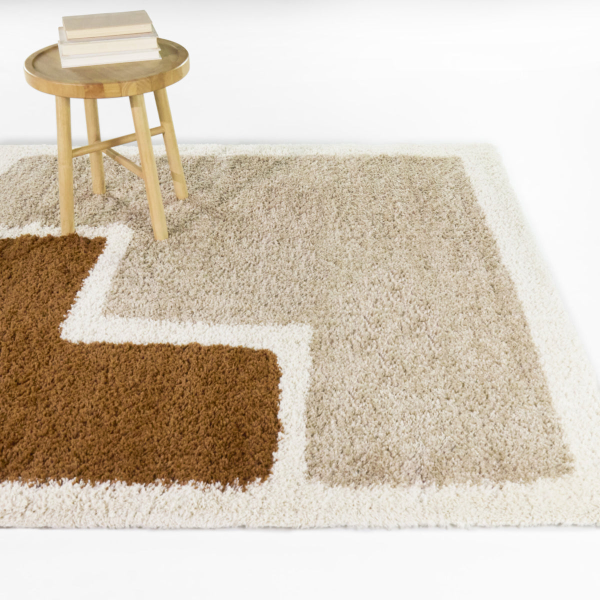 Azzouni Organic Colorblock Area Rug