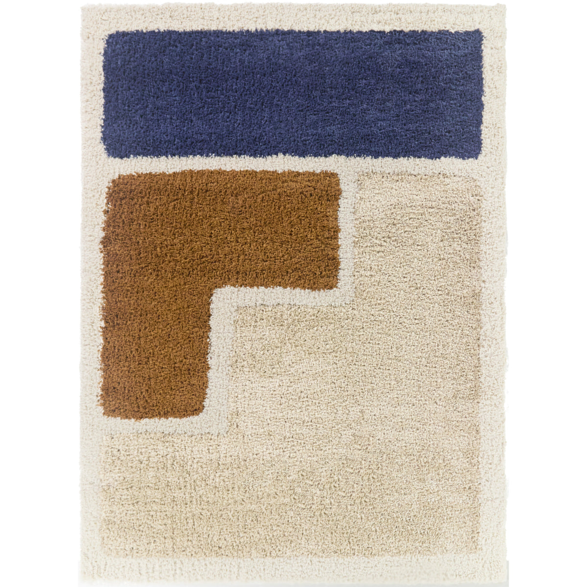 Azzouni Organic Colorblock Area Rug