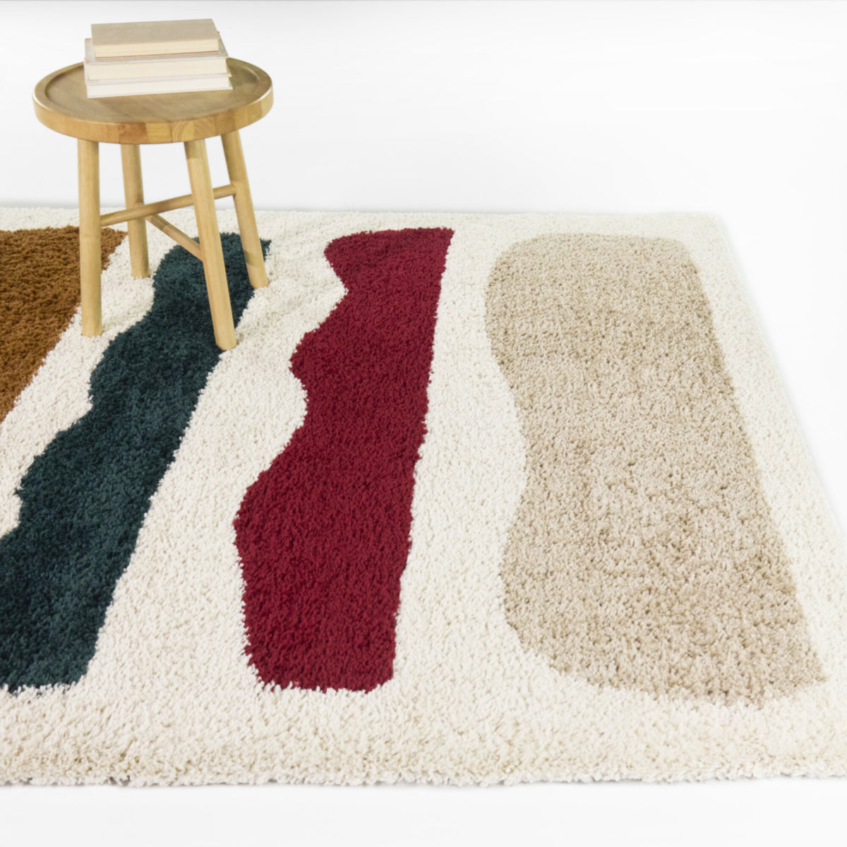 Augustin Organic Squiggles Area Rug
