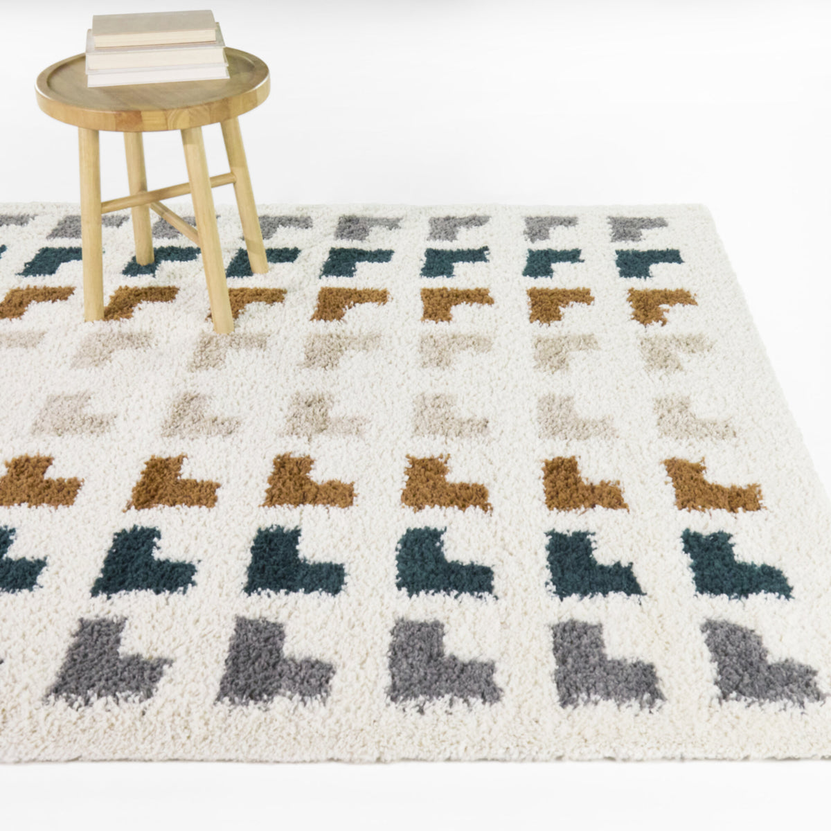 Asahel Modern Geometric Area Rug
