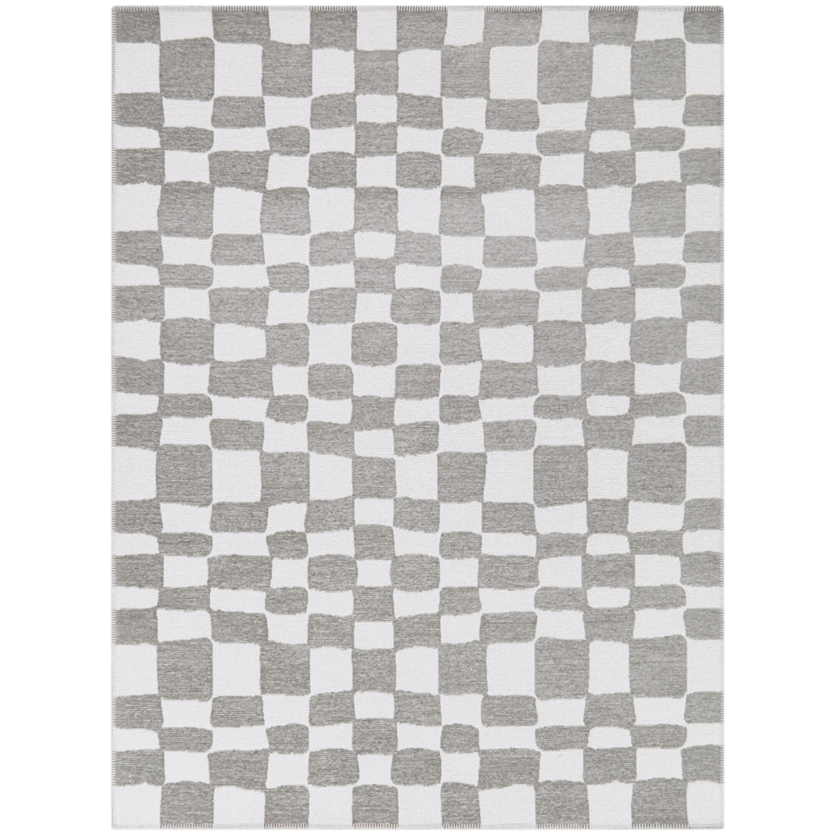 Straker Modern Checkered Area Rug