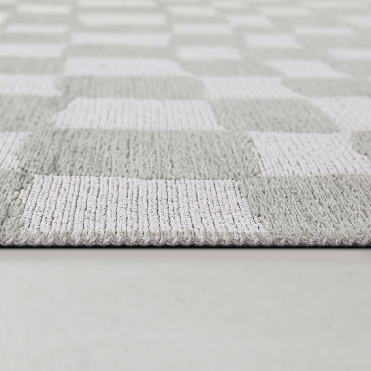 Straker Abstract Checkered Area Rug