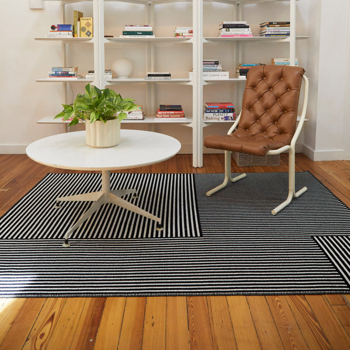 Parnell Modern Striped Area Rug