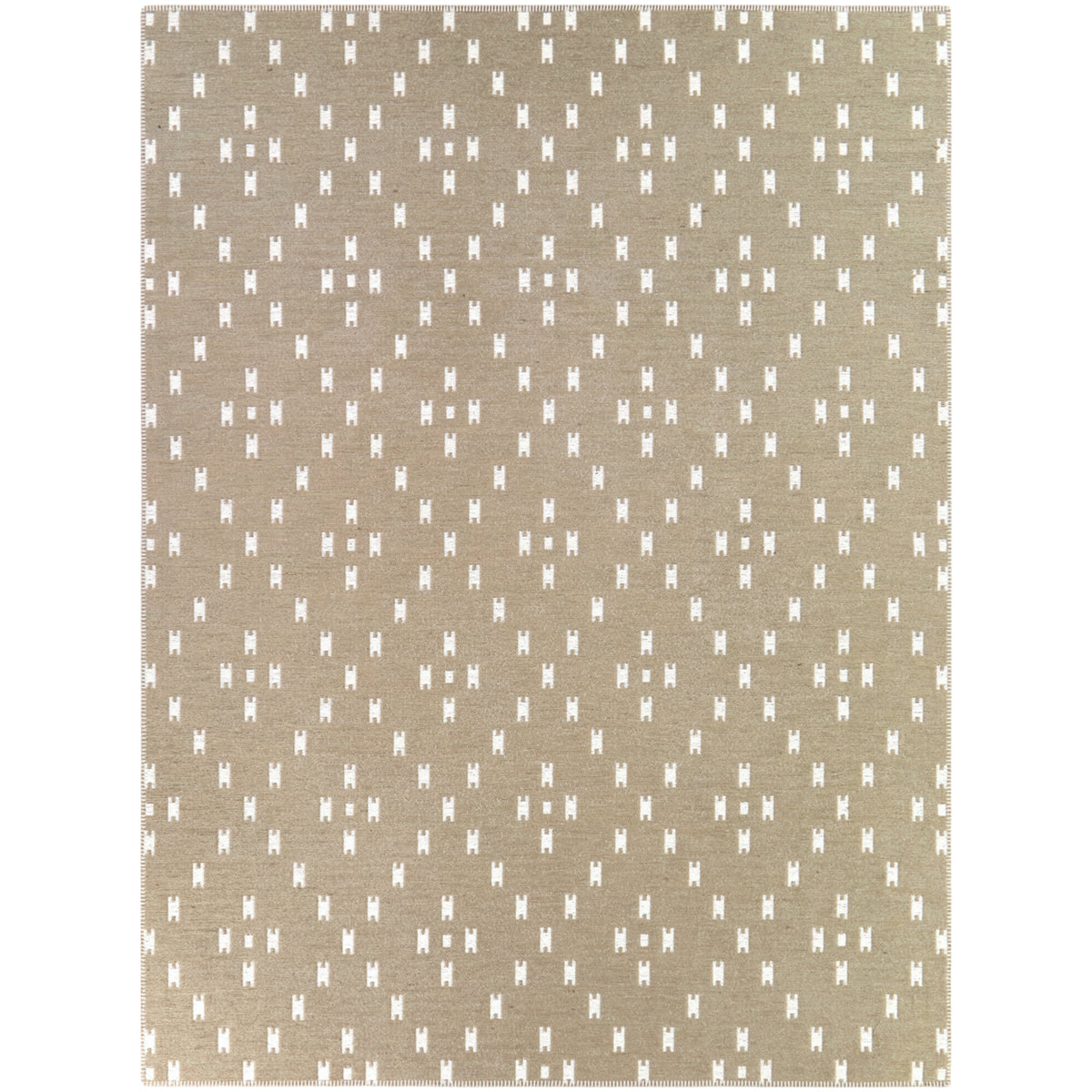 Baude Transitional Trellis  Area Rug