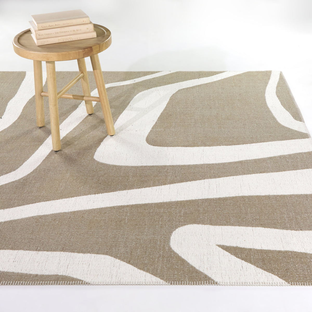 Lacan Abstract Modern Area Rug