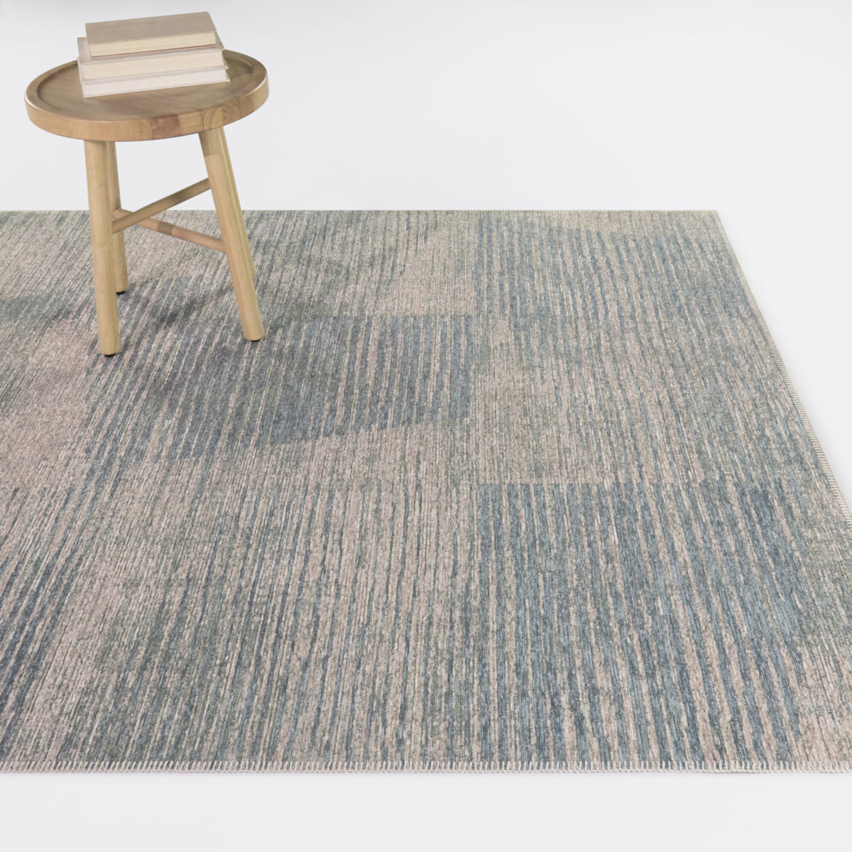 Clay Distressed Abstract Area Rug