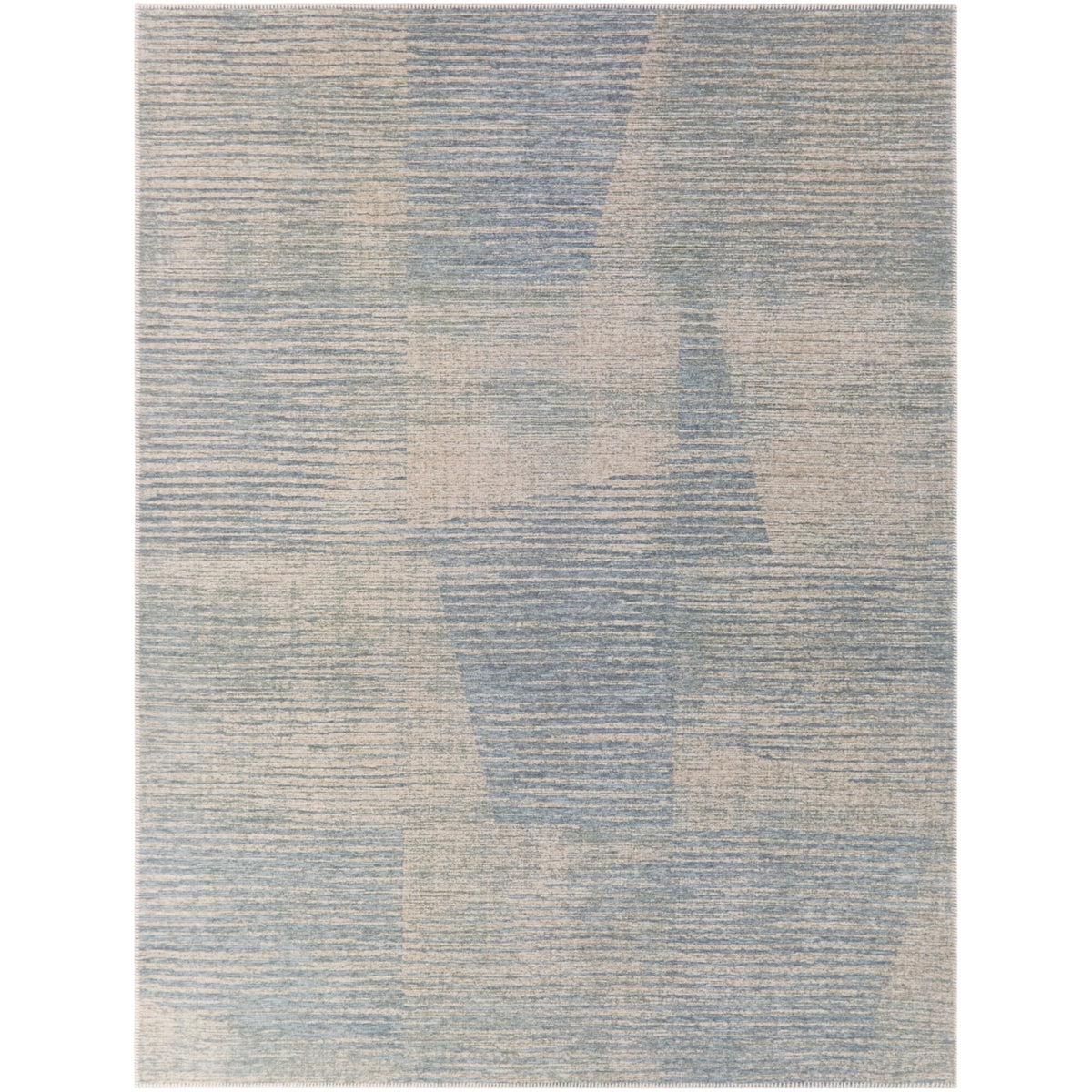 Clay Distressed Abstract Area Rug
