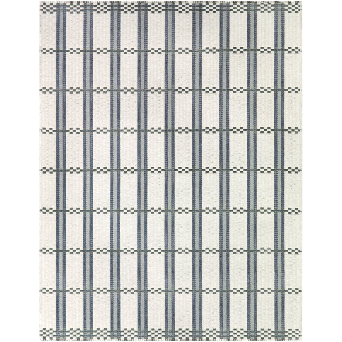 Vesely Scandinavian Grid Area Rug