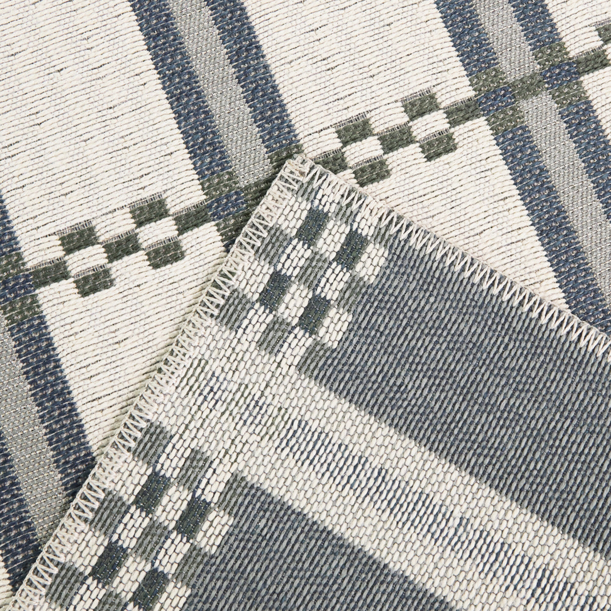 Vesely Scandinavian Grid Area Rug