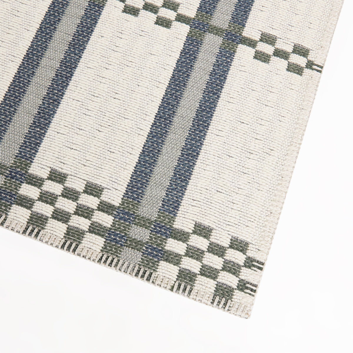 Vesely Scandinavian Grid Area Rug