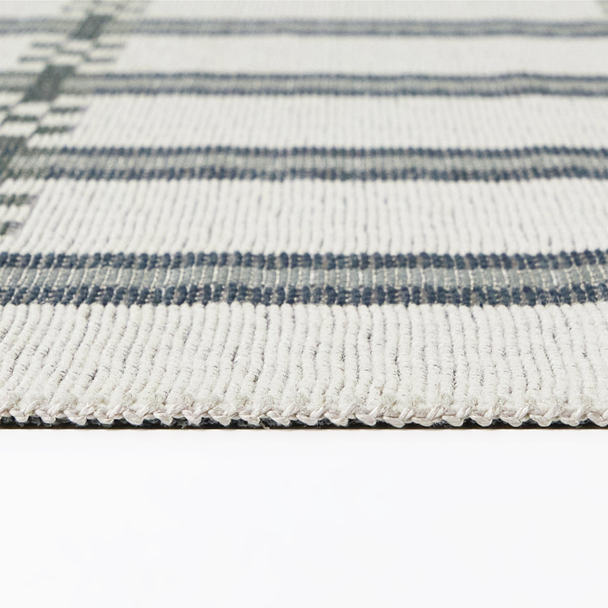 Vesely Scandinavian Grid Area Rug