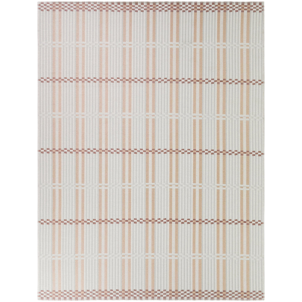 Vesely Scandinavian Grid Area Rug