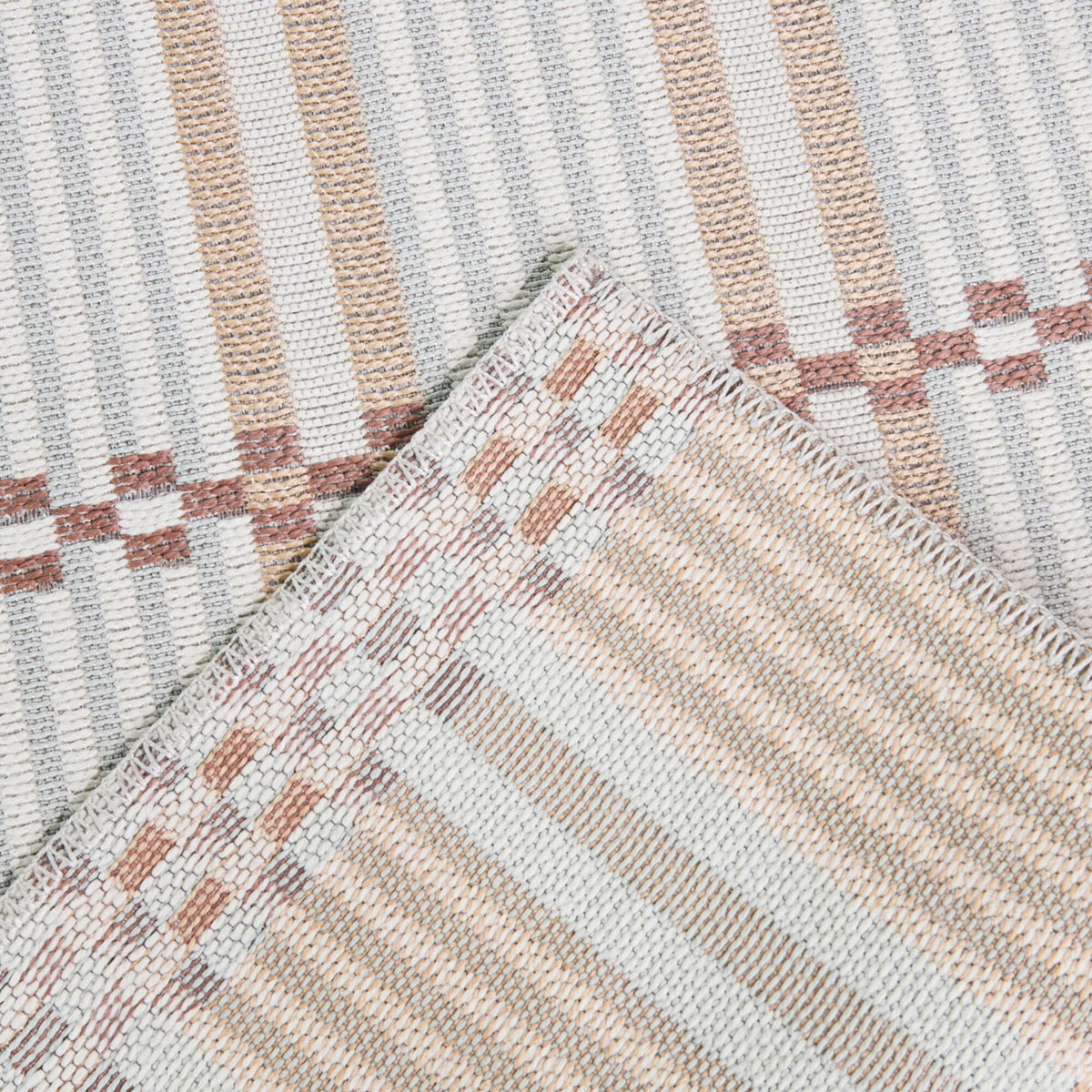 Vesely Scandinavian Grid Area Rug