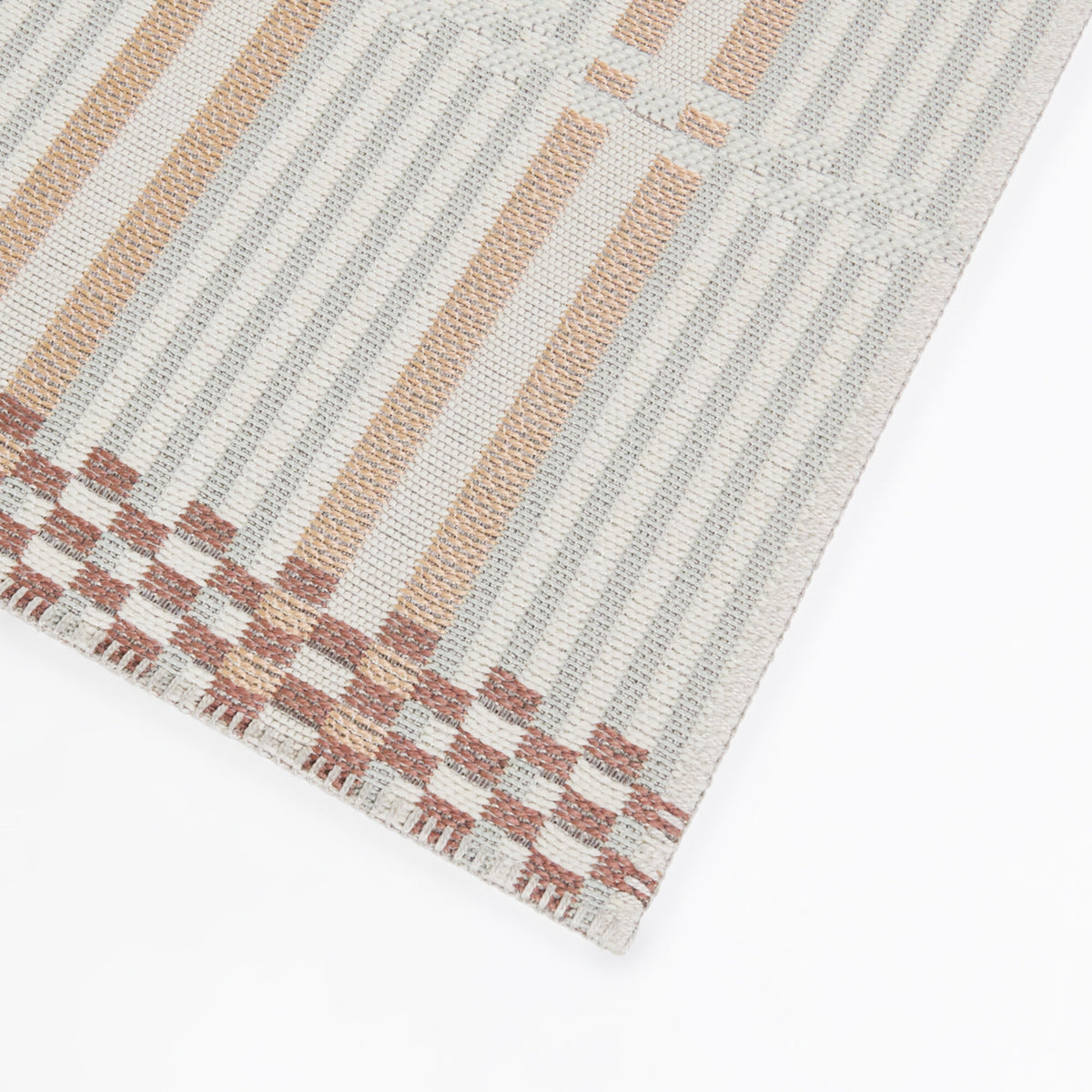 Vesely Scandinavian Grid Area Rug