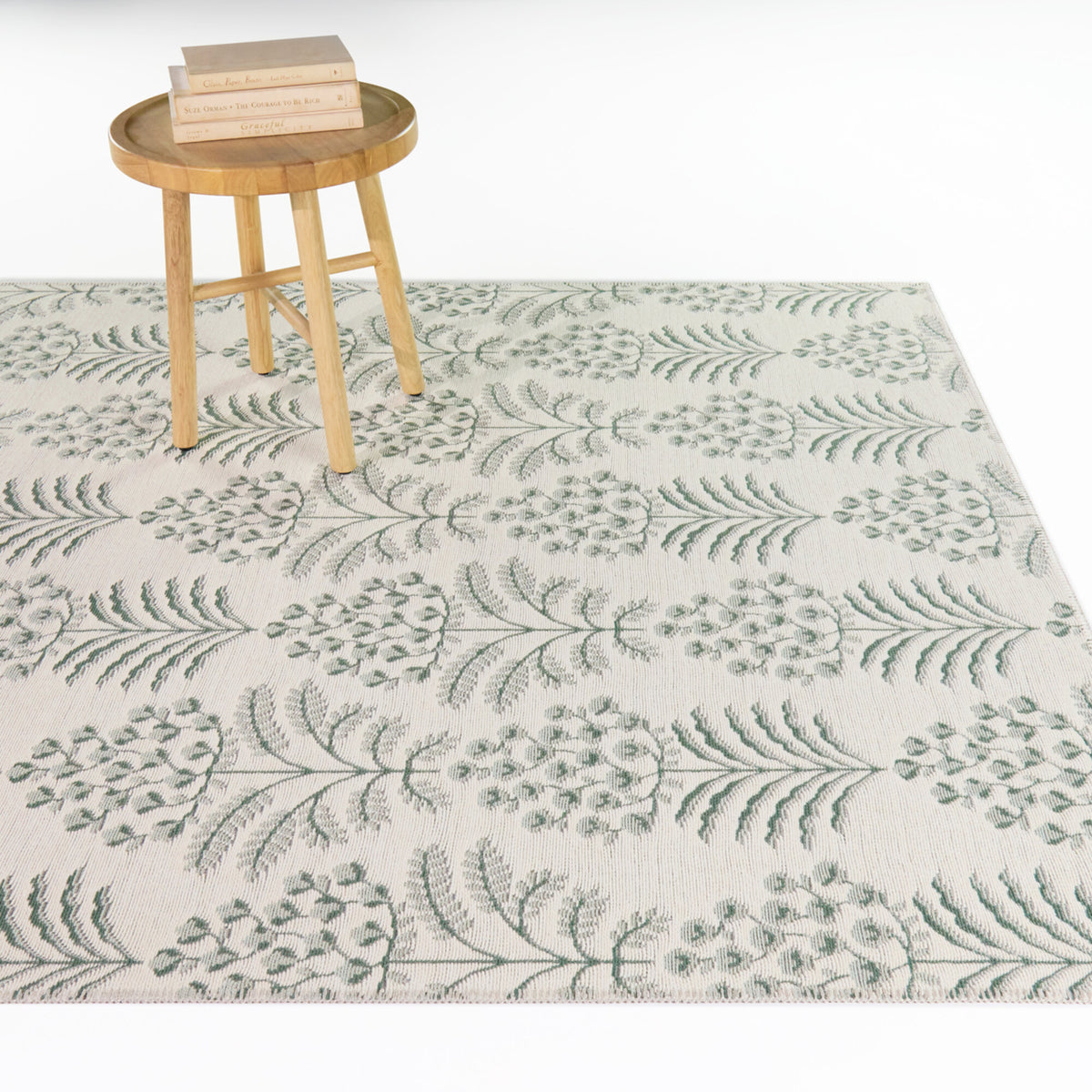 Cypress Floral Transitional Area Rug