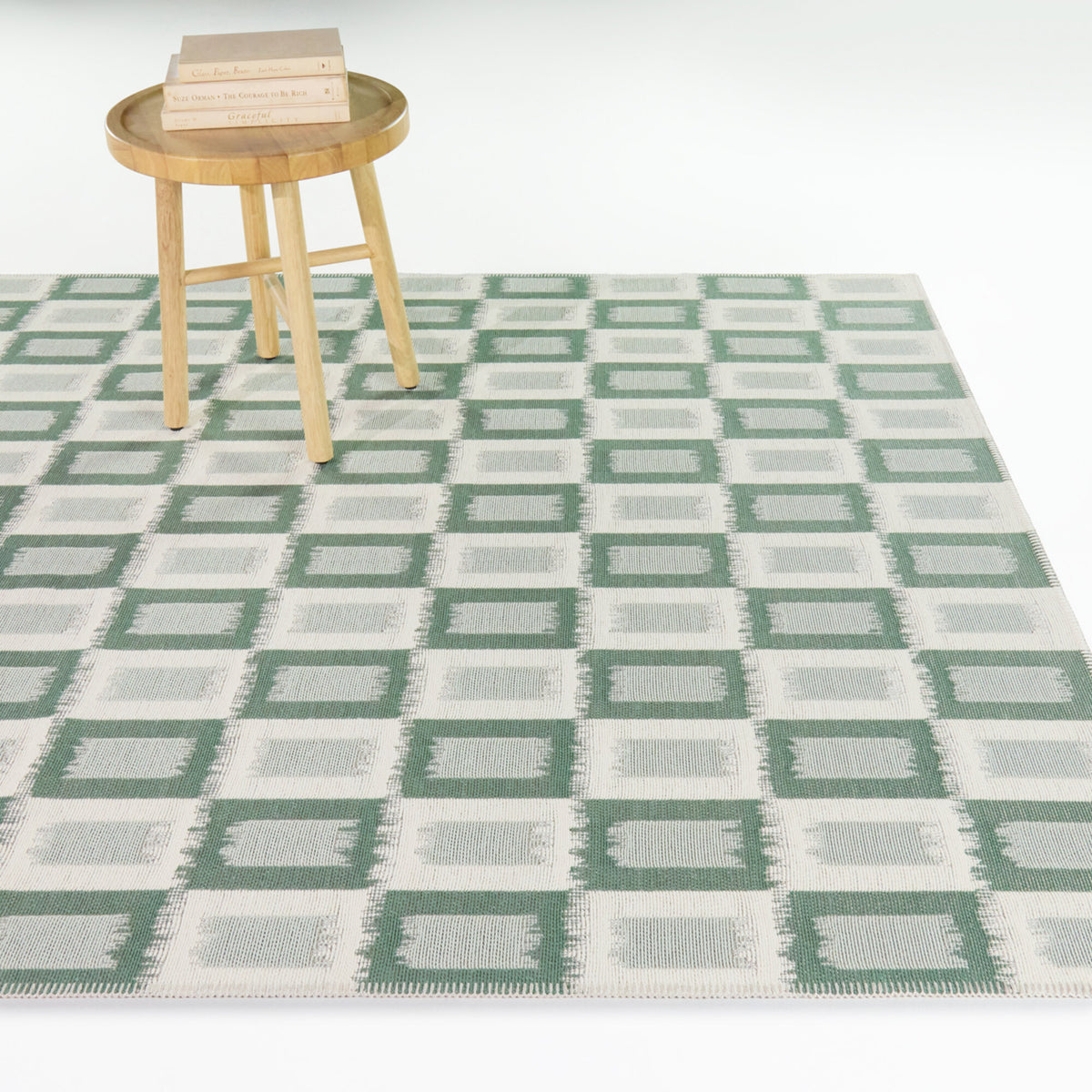 Borreson Modern Ikat Area Rug