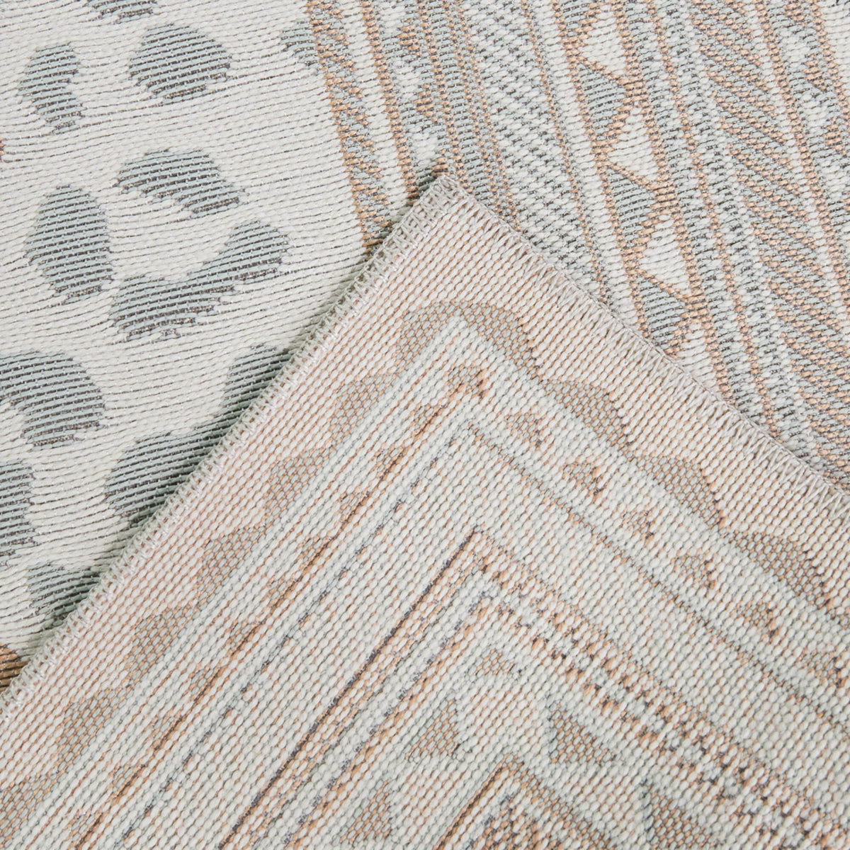 Lerambert Leopard Print Border Area Rug