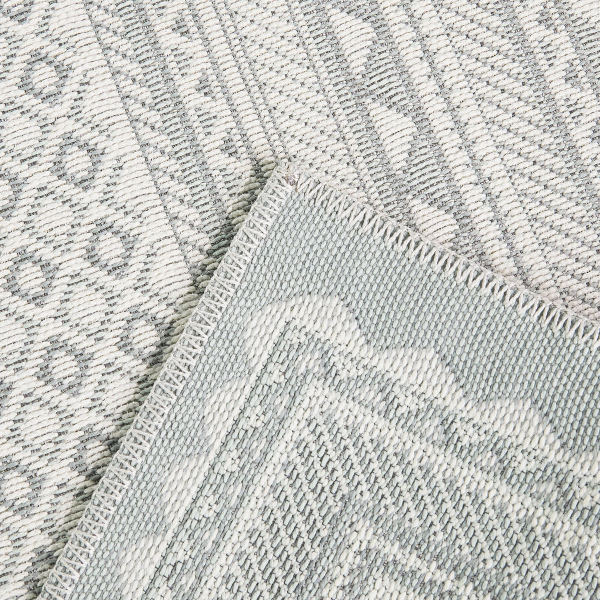 Delahunt Mirco Print Border Area Rug