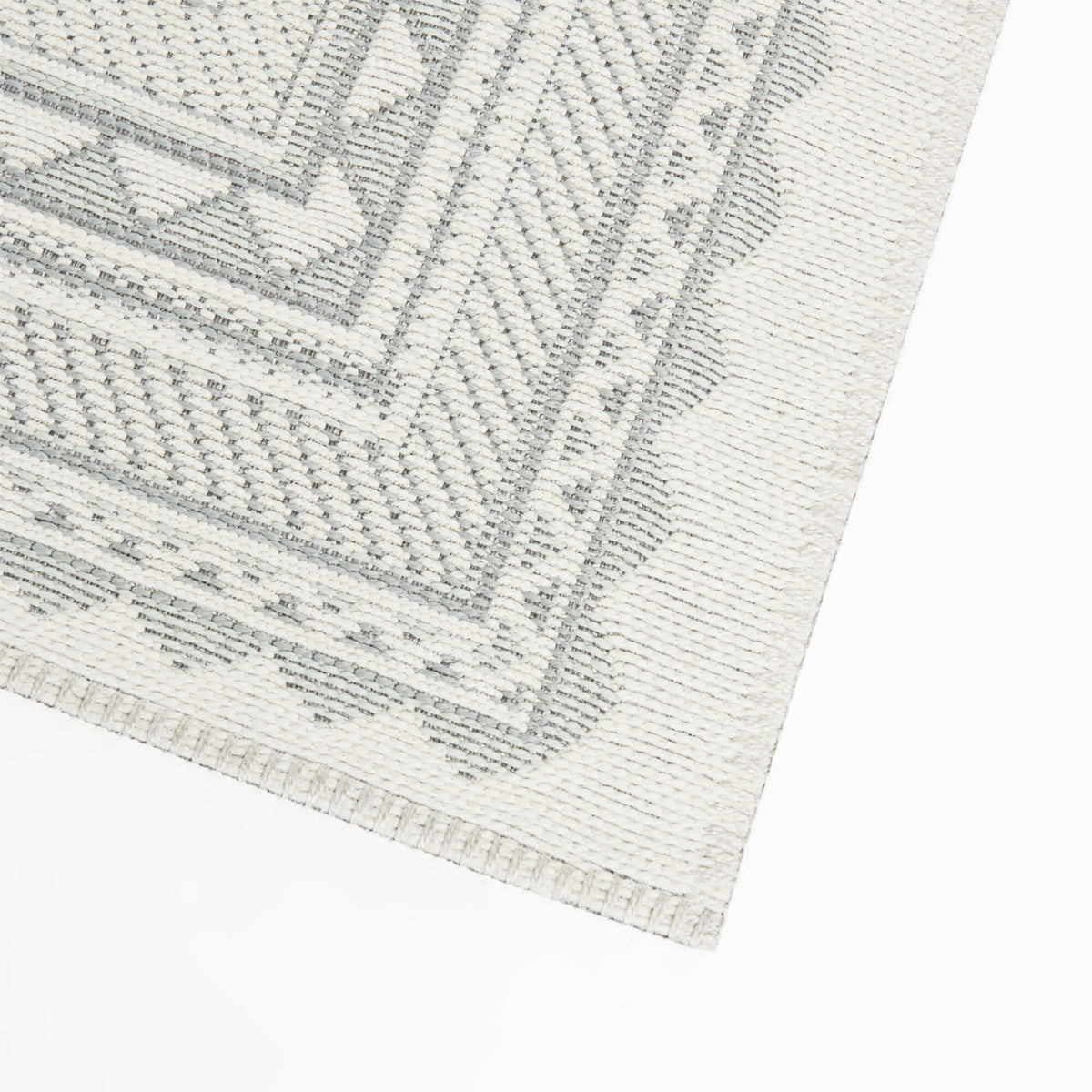 Delahunt Mirco Print Border Area Rug